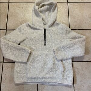 DSG White Fuzzy 1/4 Zip